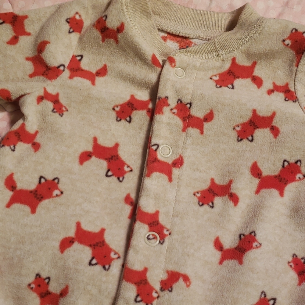 Cozy fox jammies